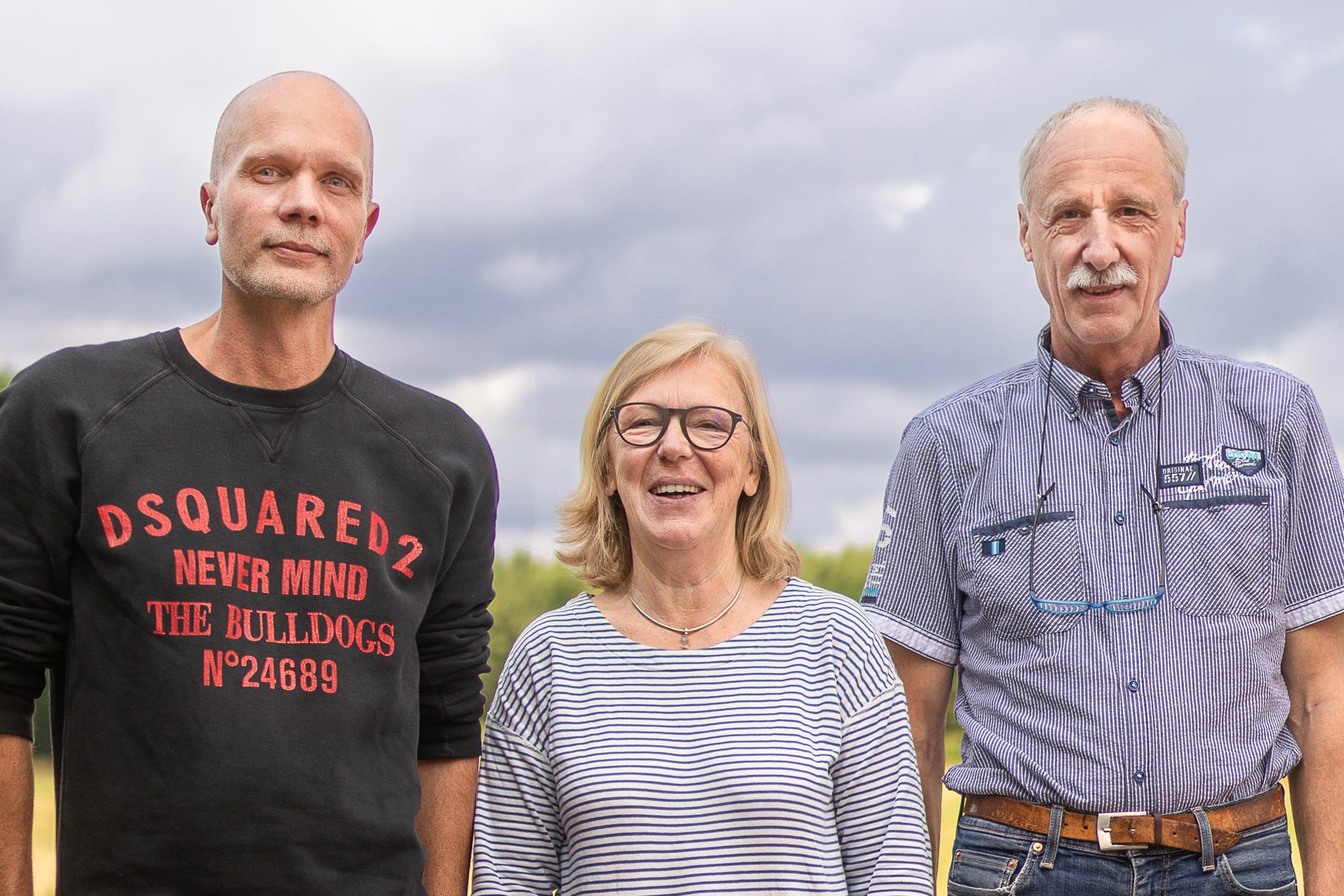 Von links nach rechts: Johannes Willwacher (1. Vorsitzender Hessen), Vera Bochdalofsky (Referentin, Vizepräsidentin des CfBrH), Joachim Schmidt (1. Vorsitzender Thüringen)